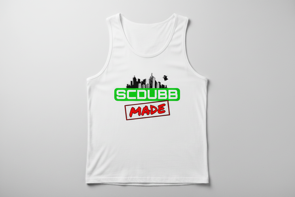 SCDUBB MADE tank top product shot