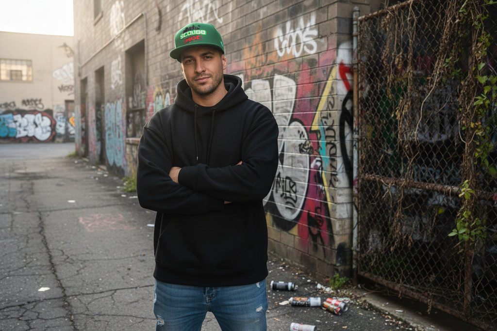 SCDUBB MADE forest green hat urban