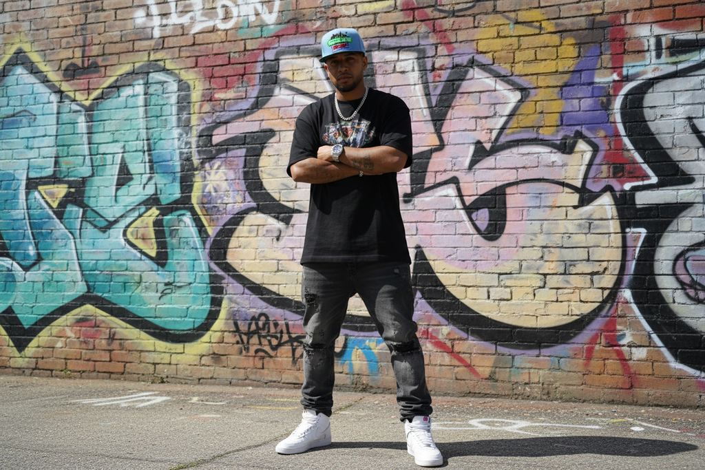 SCDUBB MADE light blue hat full body