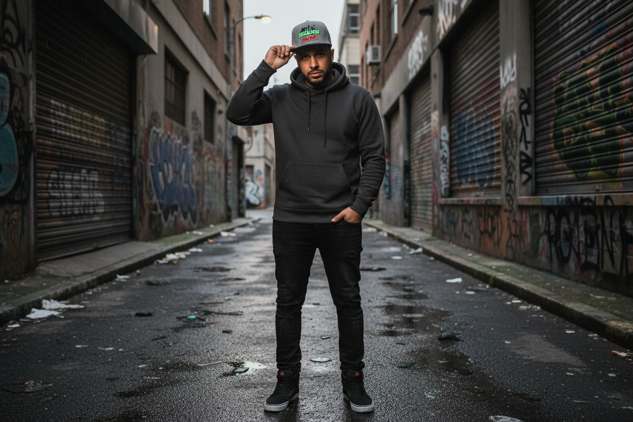 SCDUBB MADE grey hat urban