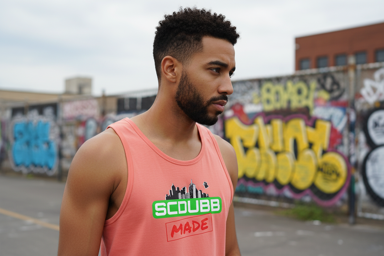 SCDUBB MADE coral tank top side